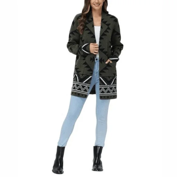 Frye Ladies' Patterned Cardigan Sweater - Picture 6 of 6